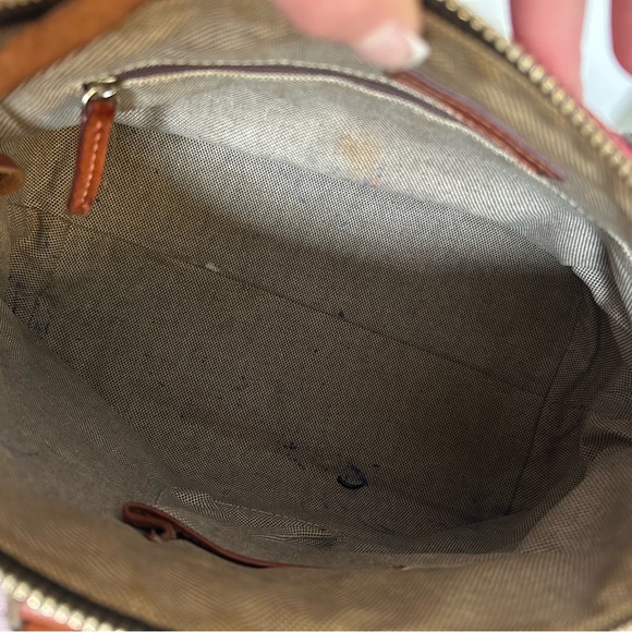 Dooney & Bourke Pink Leather Satchel - Picture 9 of 12